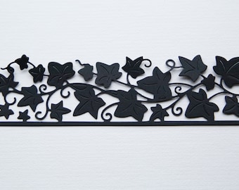 Die Cut Ivy Border: Card Making Embellishment