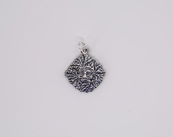 Green Lady Charm 925 sterling Silver - Jewellery Making