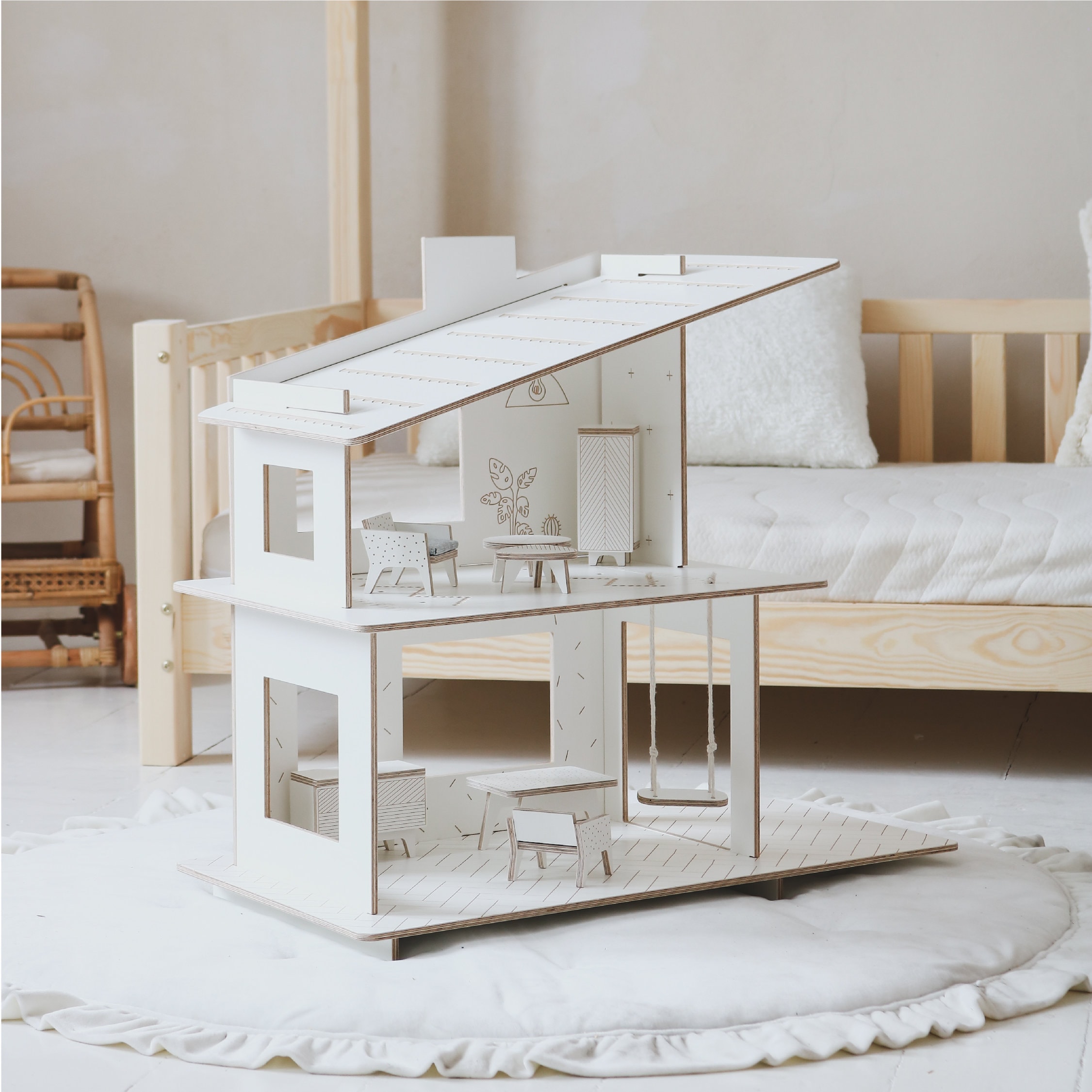Minimalist dollhouse sales