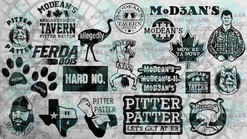 20 DESIGNS Pack 1 of 2 A Letterkenny SVG Pack Pupper | Etsy