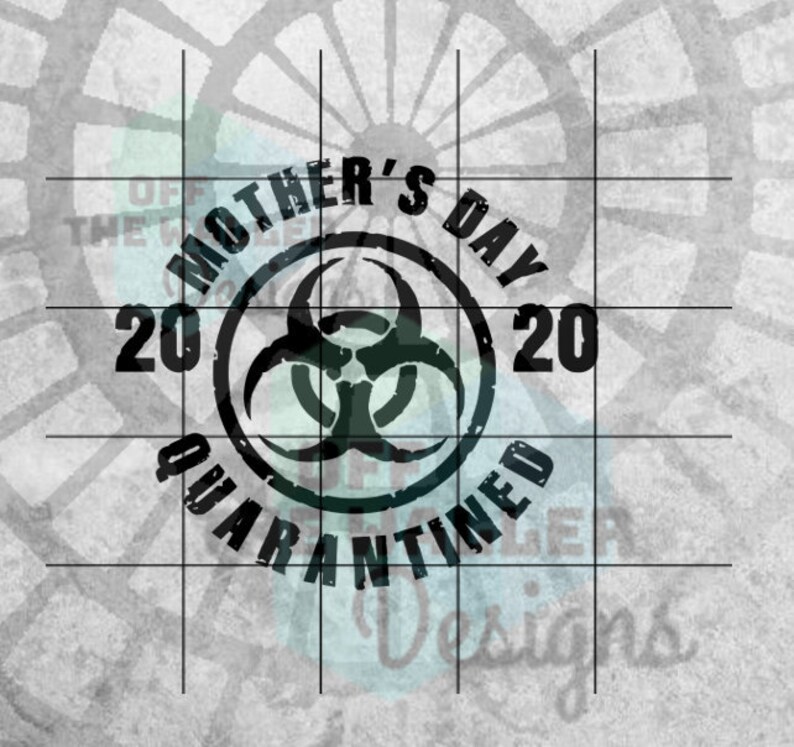 Download Mothers Day Bio Hazard Quarantine 2020 SVG et PNG Pour | Etsy