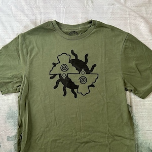 doves shirt | sizes S-XL | blockprinted tshirt
