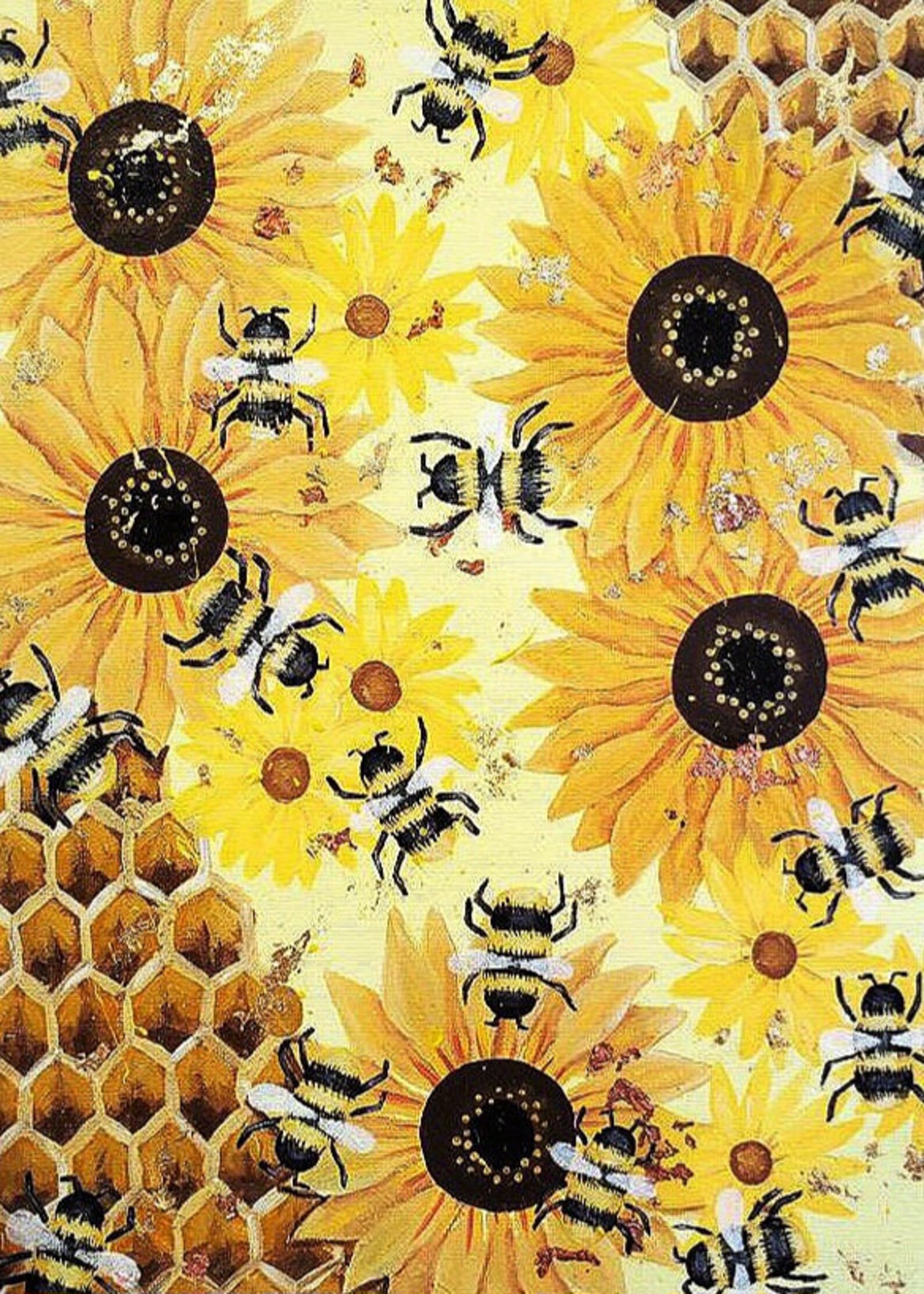 Sunflower Print - Etsy