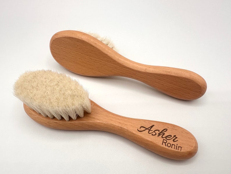 Baby Hair Brush Personalized, Baby Shower Gift, Personalized Baby Hair Brush, Newborn Gift image 6