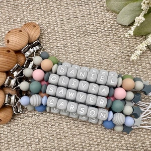 Baby Shower Gift, Baby Boy Gift, Baby Girl Gift, Pacifier Clips, Coming Home Outfit, Rattle Ring NL