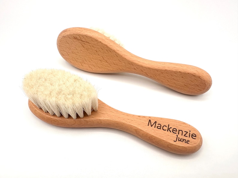 Baby Hair Brush Personalized, Baby Shower Gift, Personalized Baby Hair Brush, Newborn Gift image 5