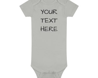 Custom Onesie®, Baby Short Sleeve Onesie®, Baby Shower Gift, Custom Baby Bodysuit