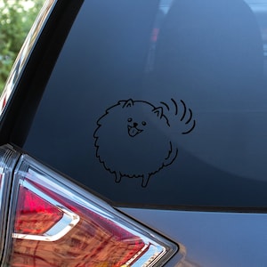 Doodle Pomeranian: Vinyl, Decal, Sticker, Car, Laptop, Tumbler, Cooler, Gift, Dog, Puppy, Pet, Cute, Funny, Pompom, Pomme, Pommie