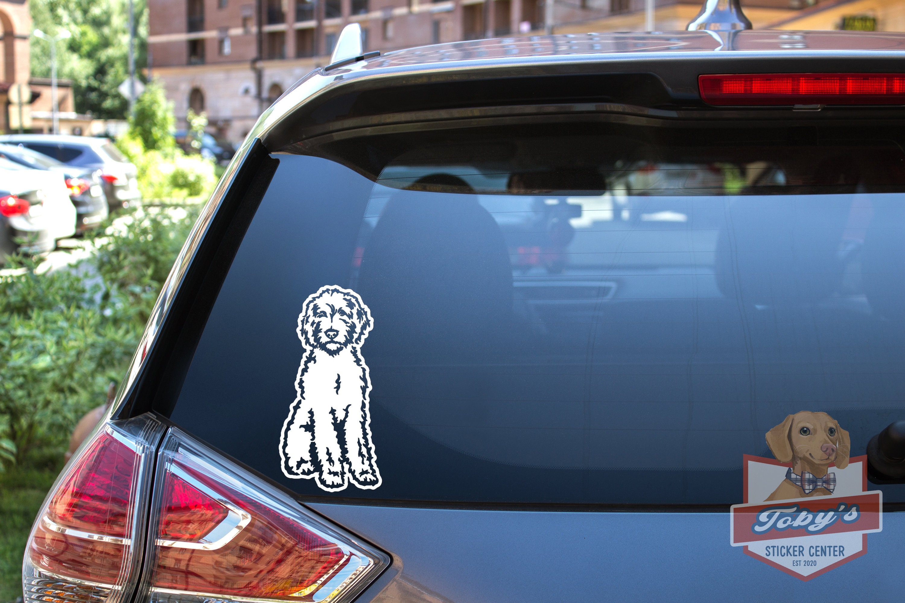 Labradoodle: Vinyl, Decal, Sticker, Car, Laptop, Tumbler, Cooler, Gif…