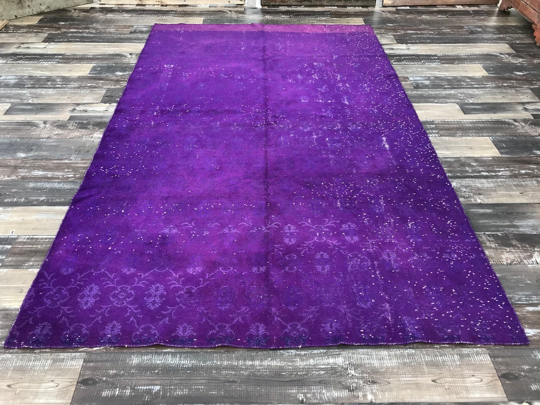 6x11 Rug Turkish Rug Vintage Rug Oushak Rug Large Oushak Etsy