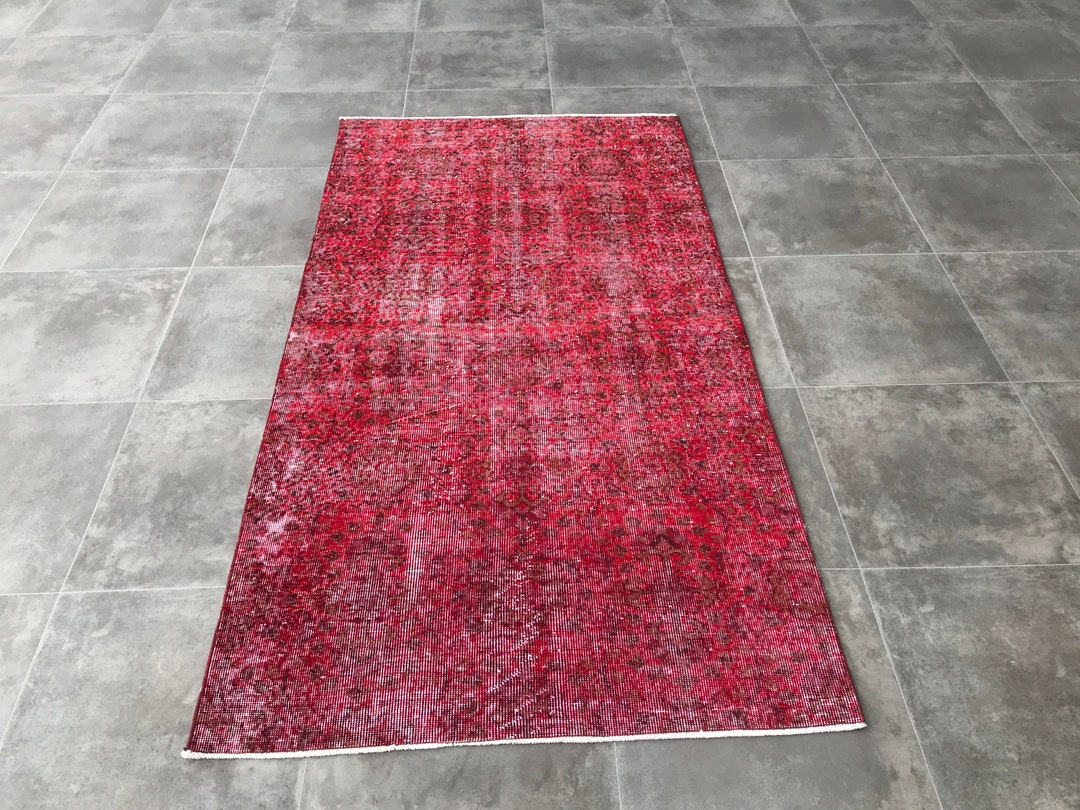 4x7 Rug, Oushak Rug, Vintage Rug, Turkish Rug, Neutral Rug, Ethnic Rug