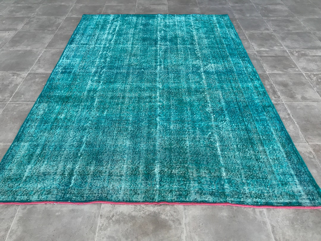 7x10 Rug Turkish Rug Vintage Rug Oushak Rug Large Rug Etsy UK