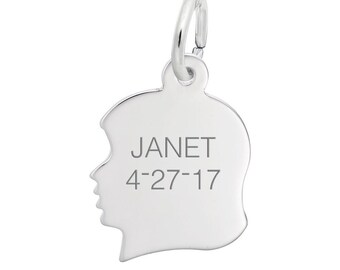 Engravable Belgium Rembrandt Charms Engravable Belgium Rembrandt Charms