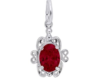 Vintage Style Filigree Stone Charm Baxley Jewelry Sterling Silver Birthstone Charms 2020 Rembrandt Charms