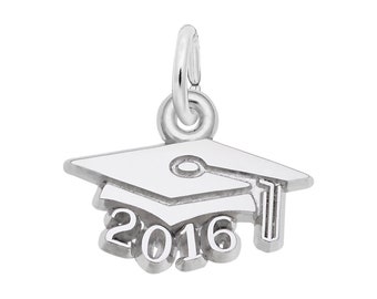 Charms for Bracelets and Necklaces Class Of 2016 Charm 