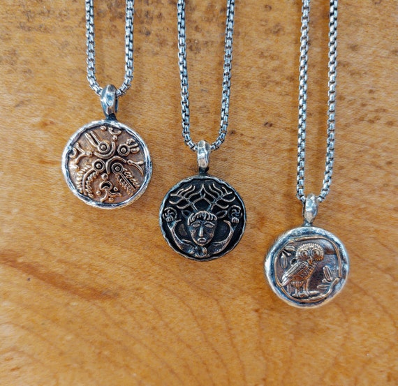 Keith Jack Celtic Coin Necklaces 925 