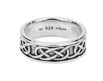 Silver Gnzoe Women Men Engagement Rings Engrave Love Rings Heart Knot Ring 5mm/5.5mm Price One Pc