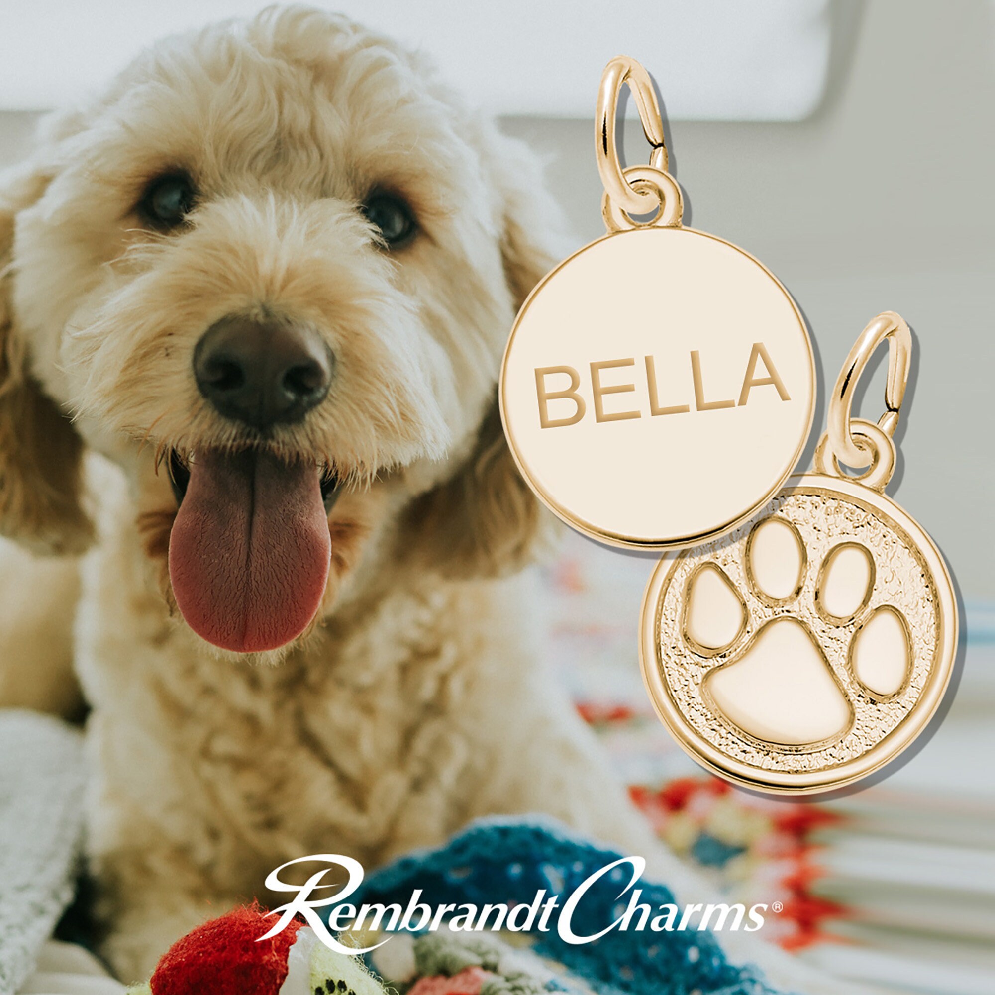 personalized dog charms