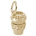 thumbnail image 2 of 3D Coffee Cup Charm Pendant – Antique Silver, 15x8mm – Take Away Beverage Style (Select Quantity) 2 of 6