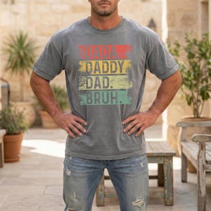 fathers day gift dad bruh shirt