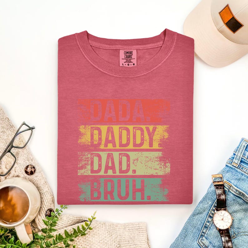 casual dad outfit funny t shirt