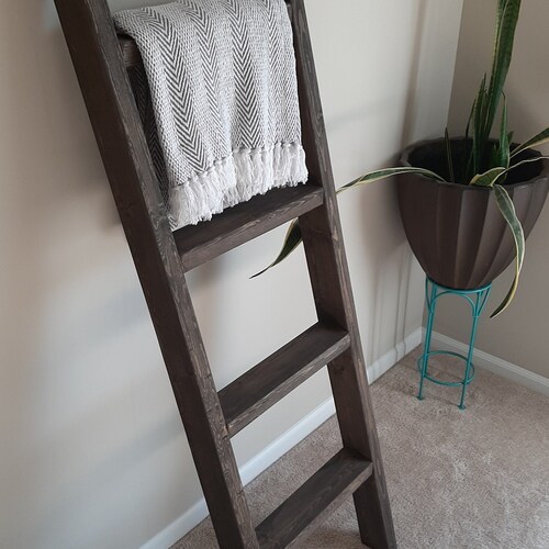 Blanket Ladder Build Plans PDF File Instant Download Etsy