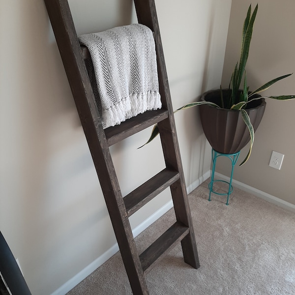 Blanket Ladder Build Plans - PDF File Instant Download