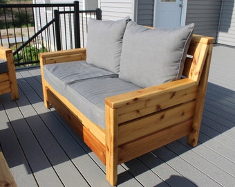 Patio Chair - Love Seat Build Plans - PDF File Instant Download