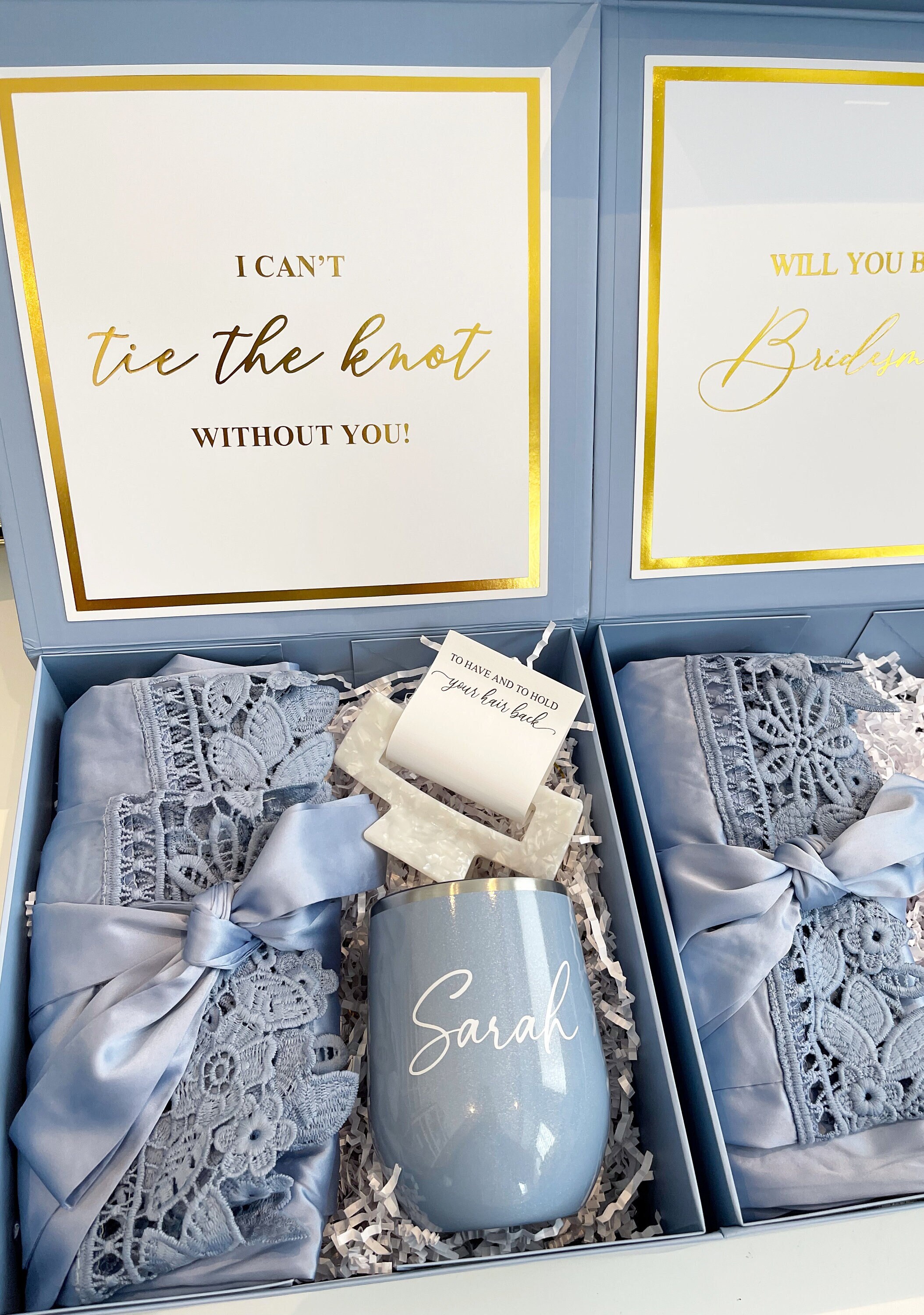 Dusty Blue Bridesmaid Gift, Bridesmaid Proposal Gift Box, Will You Be My  Bridesmaid, Dusty Blue Bridesmaid Robe, Bridesmaid Box -  Canada