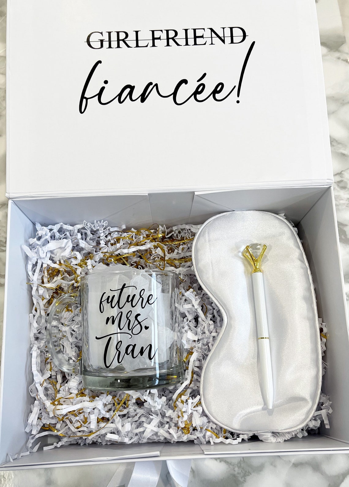 Gift for bride Bride gift box Engagement gift Soon to be Etsy