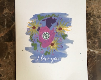 I love you - card