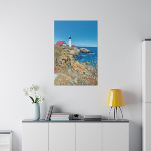 Maine Lighthouse (Portland Head Light), Canvas Art, 24&quot;x36&quot;