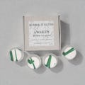 Awaken Eucalyptus & Menthol Shower Steamers | Box of 4 Strong Aromatherapy Shower Melts | Morning Wake Up Gift | Fresh Clearing Scent
