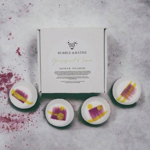 Grapefruit & Lemon - Shower Steamers - Box of 4 (Vegan)