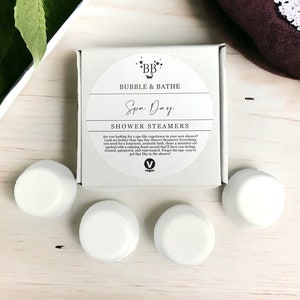 Spa Day - Shower Steamers - Box of 4 (Vegan)