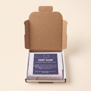 Deep Sleep Shower Steamers | Lavender Cedarwood and Ylang Ylang Essential Oil | Aromatherapy Box of 4 | Sleep Self Care Gift imagen 4