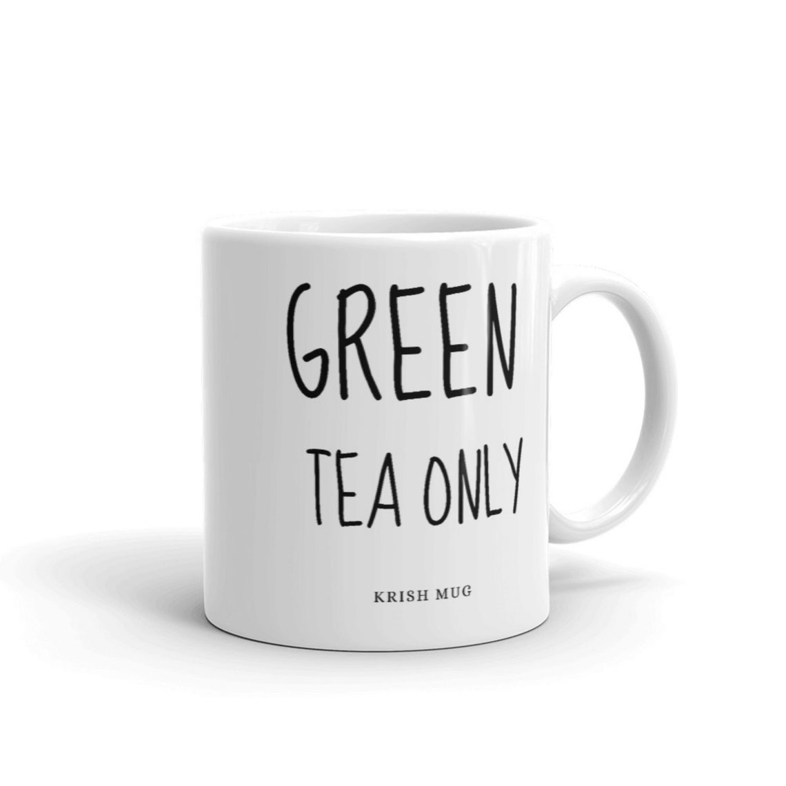 Green Tea Mug Green Tea only Mug Green Tea Gift Green Etsy