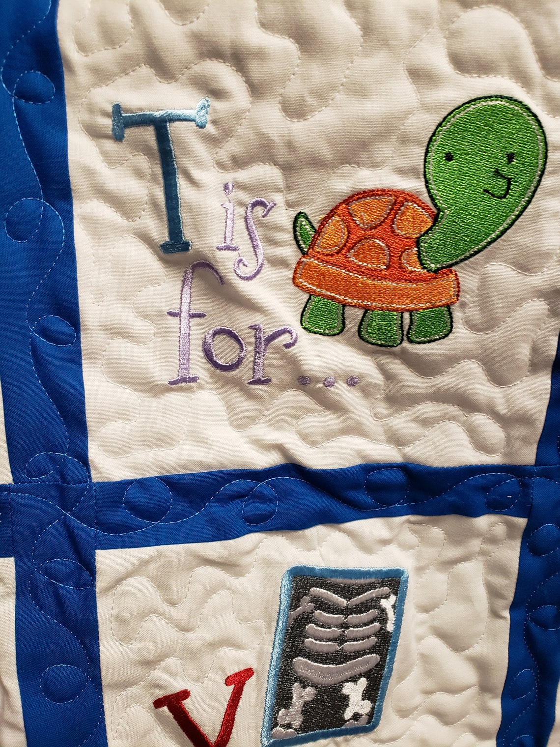 ABC Baby Quilt Alphabet Quilt Baby Bedding Baby Shower Etsy