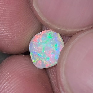0.97ct Lightning Ridge Semi-Crystal Opal