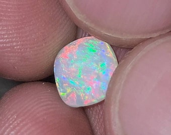 0.97ct Lightning Ridge Semi-Crystal Opal