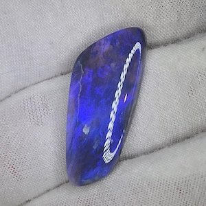 14.26ct Lightning Ridge Dark Opal