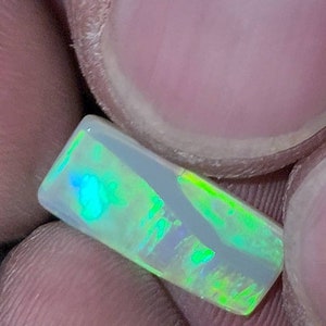 2.65ct Australian Opal Lightning Ridge Dark Opal