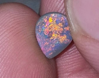 1.05ct Australian Opal Lightning Ridge Dark Opal