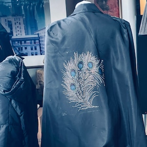 Peacock feather jacket online