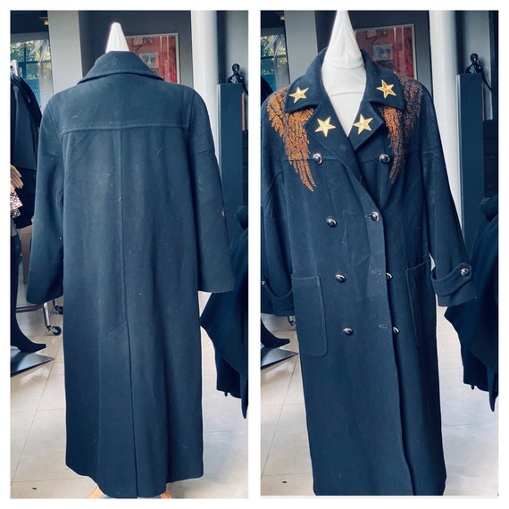 Angel wings wool coat deals