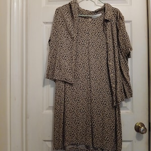 The Villager two Piece cheetah Skin dress set