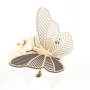 Papillon Papillon Lasercut Fichier Laser Cut Fichier Laser Graver Laser Découpe Bois Printemps Laser Fichier 3D Fichier Laser svg Stick Télécharger