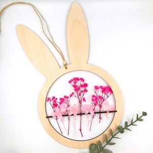 Laserdatei Ostern Frühling Osterhase für Trockenblumen 3D Digitale Vase Holz Blumen Blümchen Datei für Laser svg dxf Download Lasercut files