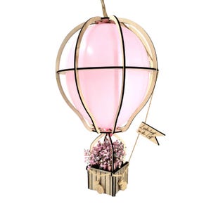 Laserdatei Heißluftballon Laser SVG File Kinderzimmer Geldgeschenk Verpackung Geburtstag Taufe Hochzeit Hochzeitsgeschenk lasern Lasercut