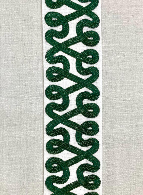 Brown & Gold Lucite Crystal Beaded Fringe Trim - 4.25 Inch Wide Decorative Trim By The Yard